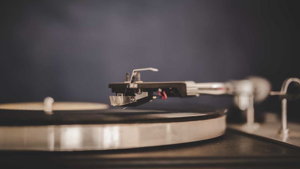 vecteezy spinning record player with vintage vinyl 1990888 1